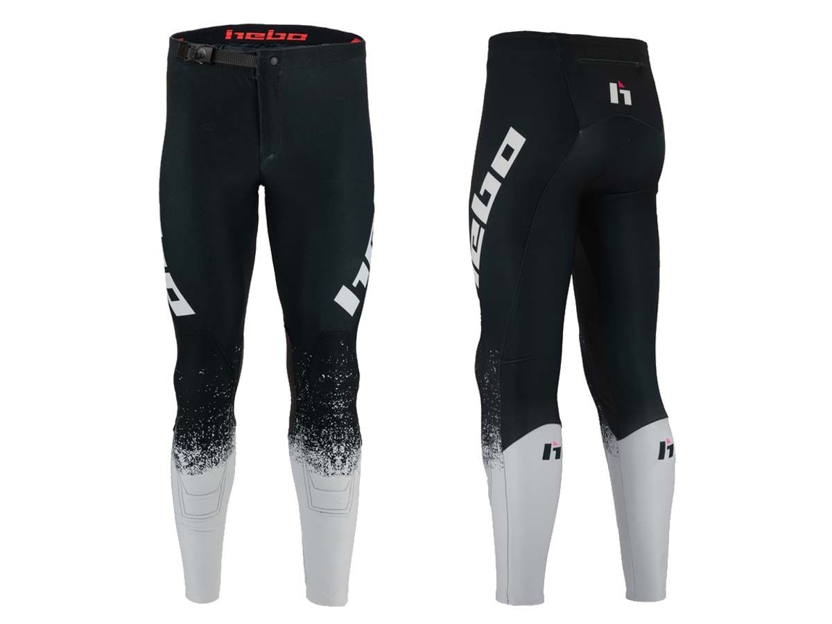 PANTALON TRIAL HEBO V DRIPPED JUNIOR BLANCO