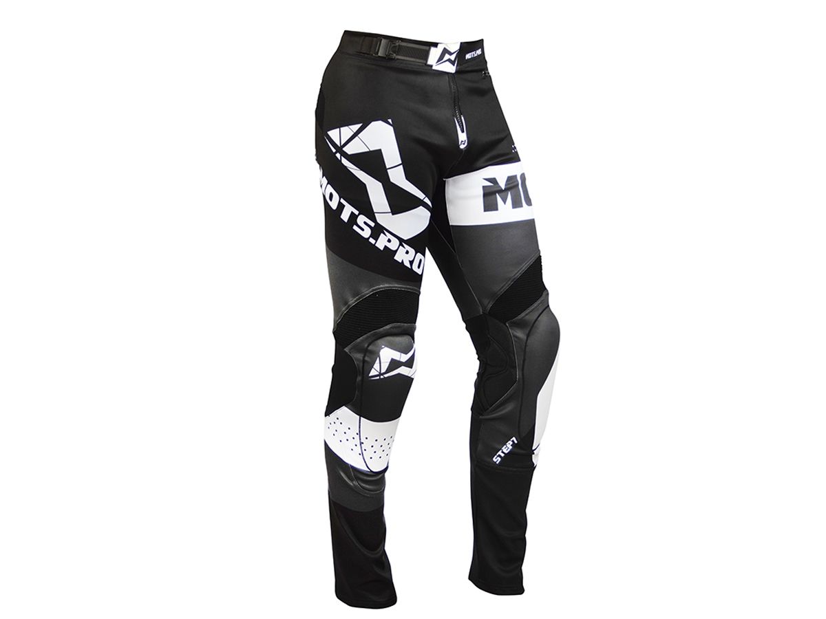 PANTALON TRIAL MOTS STEP7 BLANCO