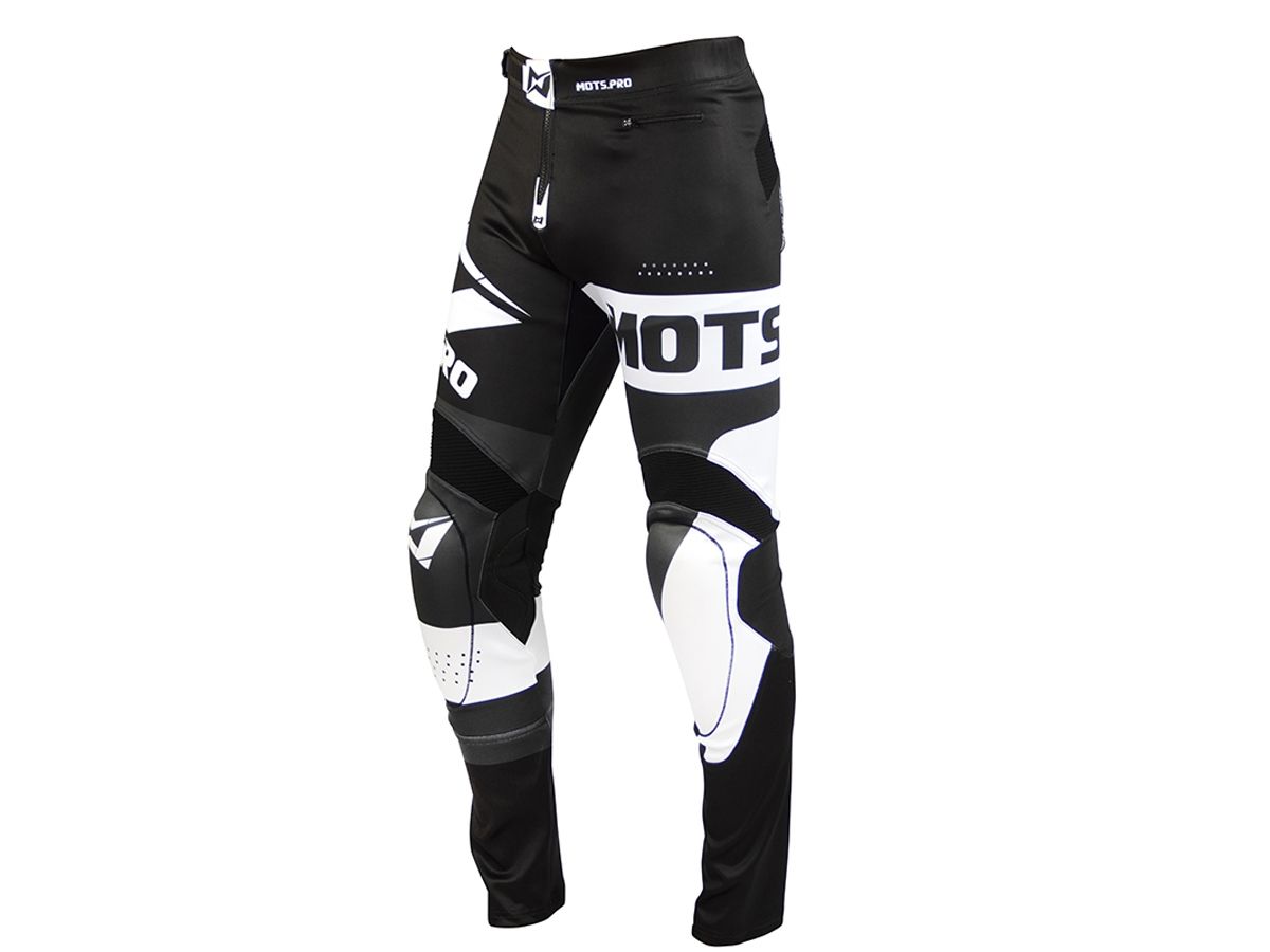 PANTALON TRIAL MOTS STEP7 BLANCO