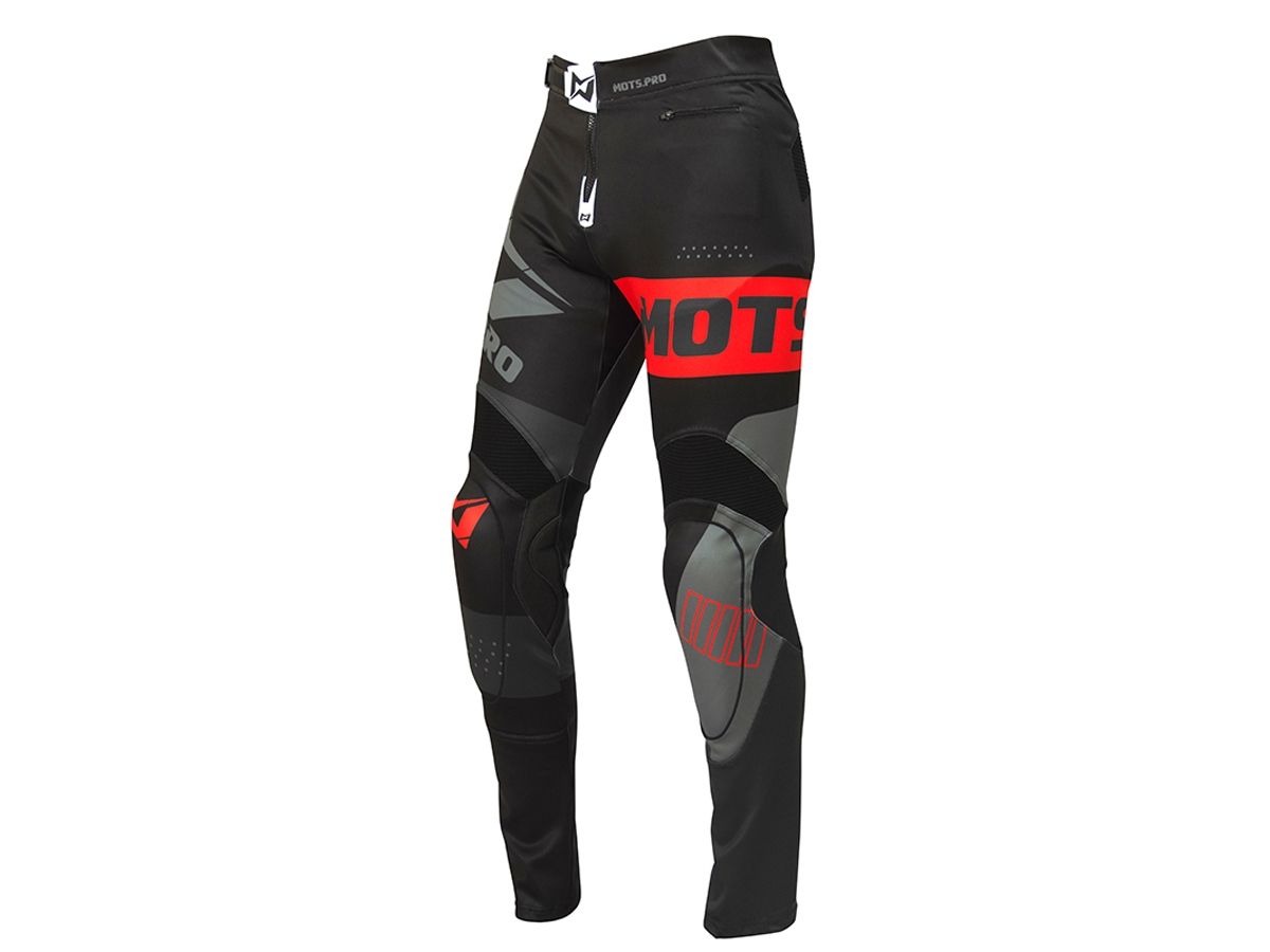 PANTALON TRIAL MOTS STEP7 NEGRO