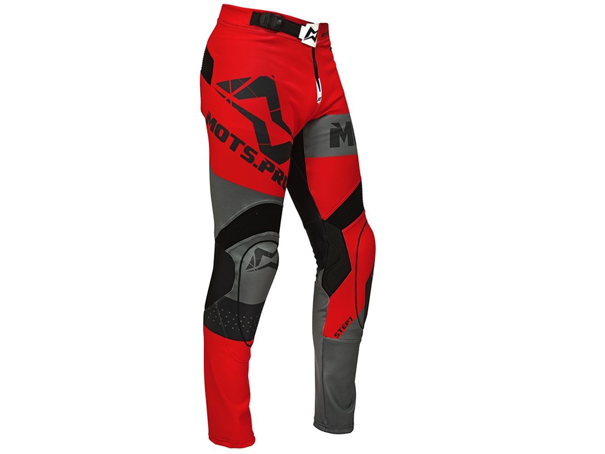 PANTALON TRIAL MOTS STEP7 ROJO