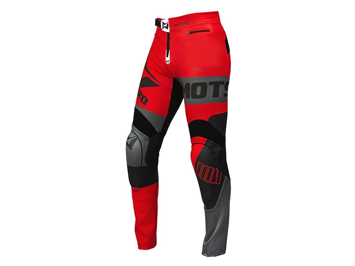 PANTALON TRIAL MOTS STEP7 ROJO