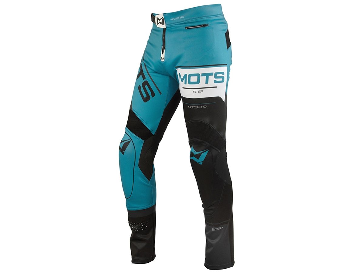 PANTALON TRIAL MOTS STEP8 AZUL