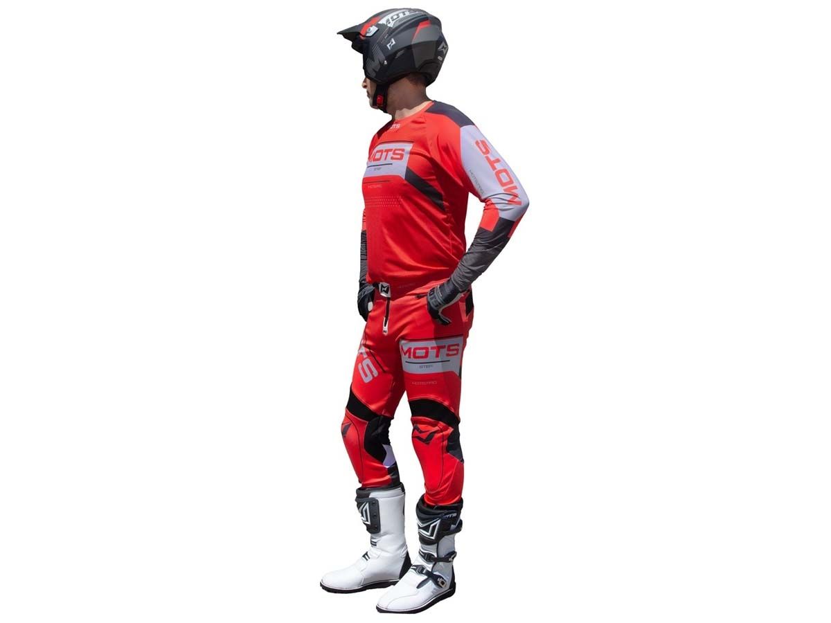 PANTALON TRIAL MOTS STEP8 ROJO