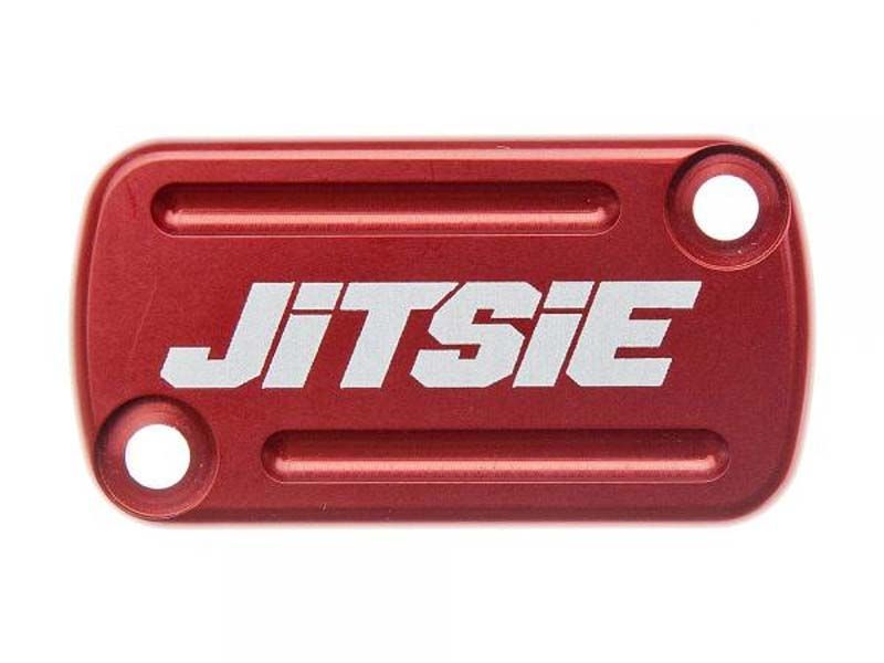 TAPA BOMBA EMBRAGUE/FRENO AJP SMALL ROJO